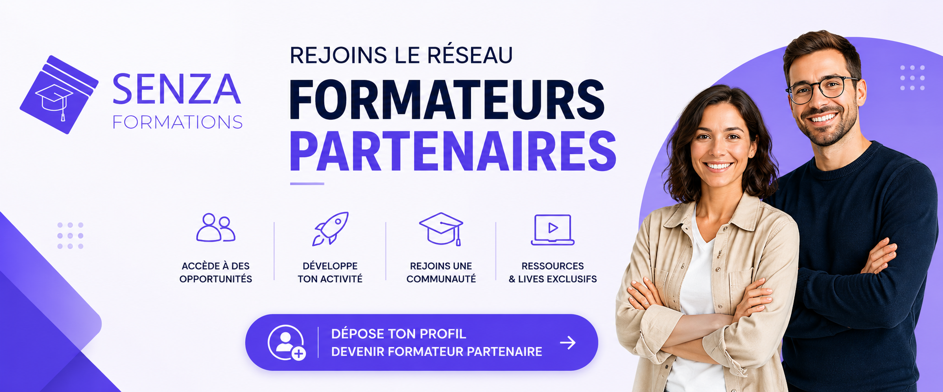 Rejoindre le réseau formateurs SENZA