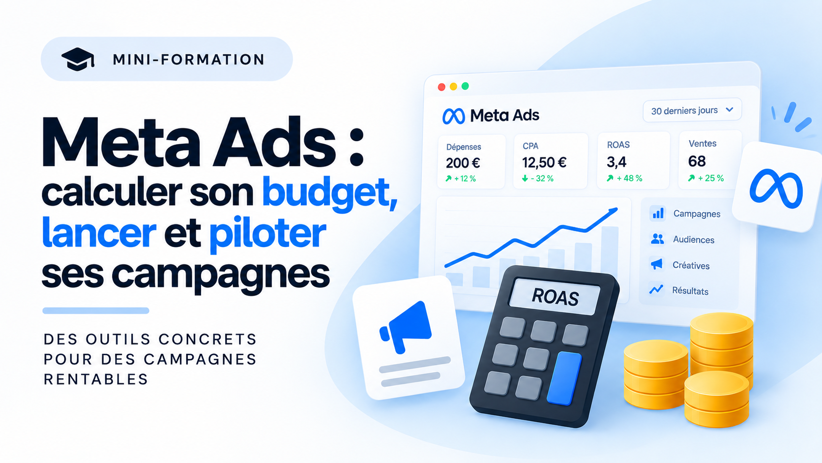 Meta Ads : calculer son budget, lancer et piloter ses campagnes