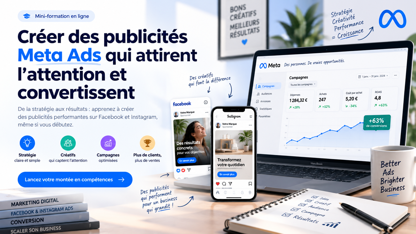 Créer des publicités Meta Ads qui attirent l’attention et convertissent